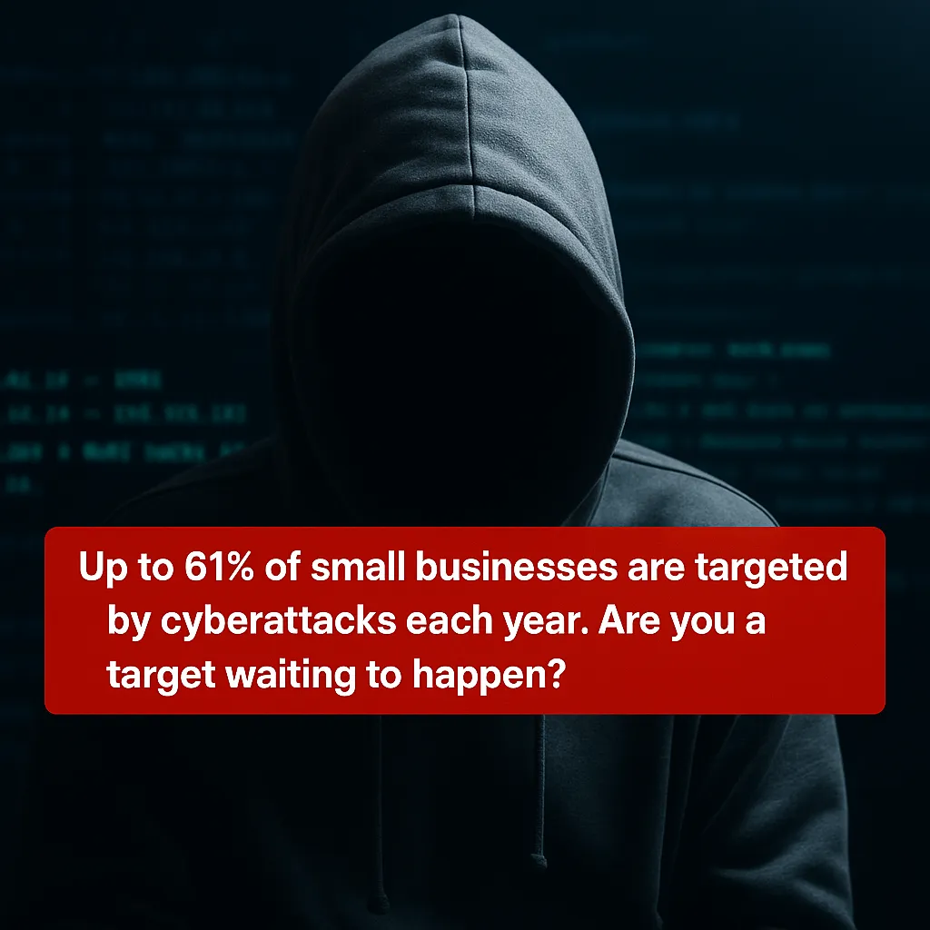 Hooded hacker in a dark environment representing a cyberattack threat